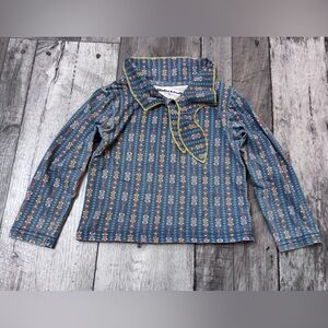 Misha & Puff Beau Top Shirt Girl’s Designer Atlantic Bohemia 3Y